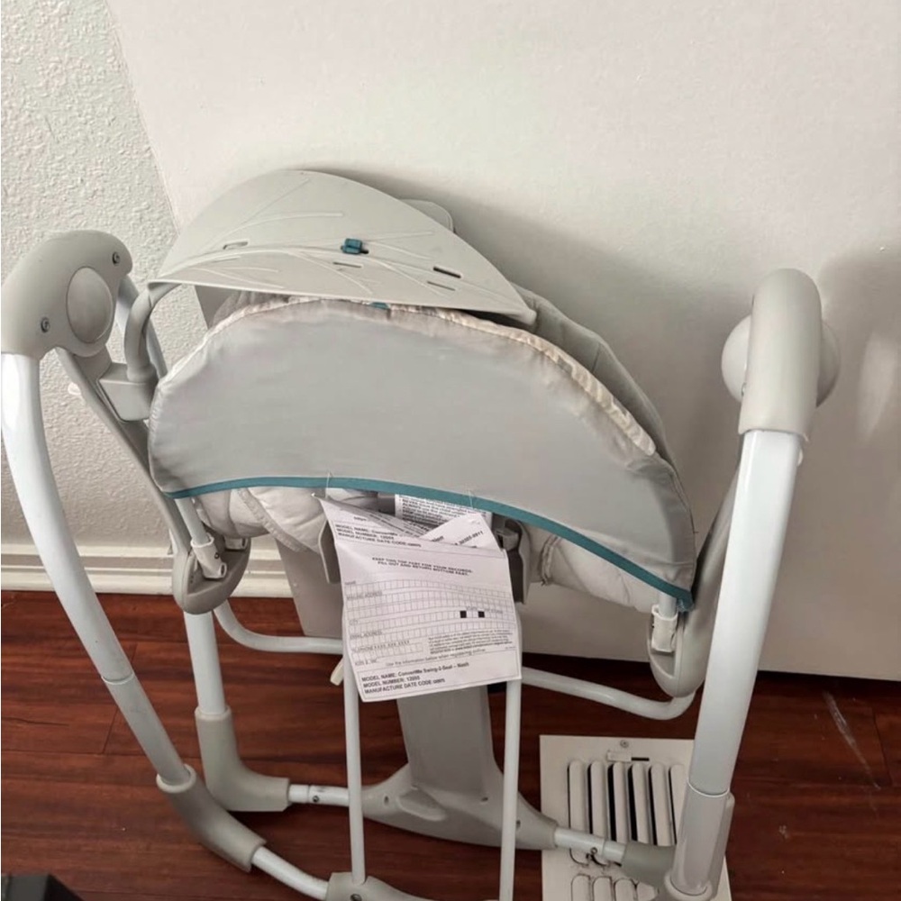 Gray Baby Swing